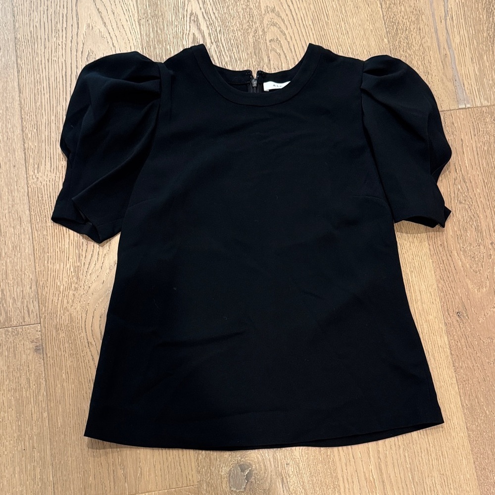 A.L.C. Black Zippered Top
